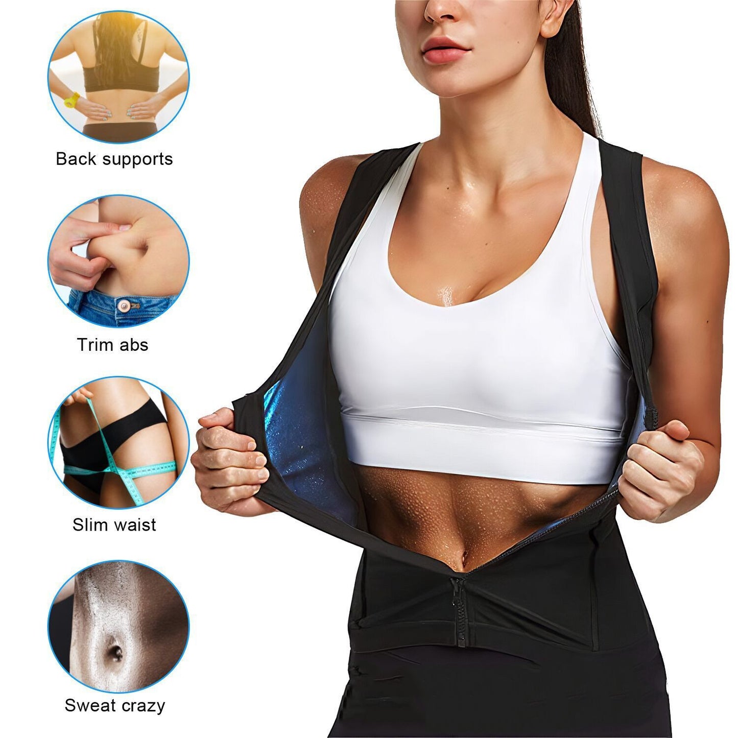 Fitness Sports Fast Wicking Corset Sauna Vest