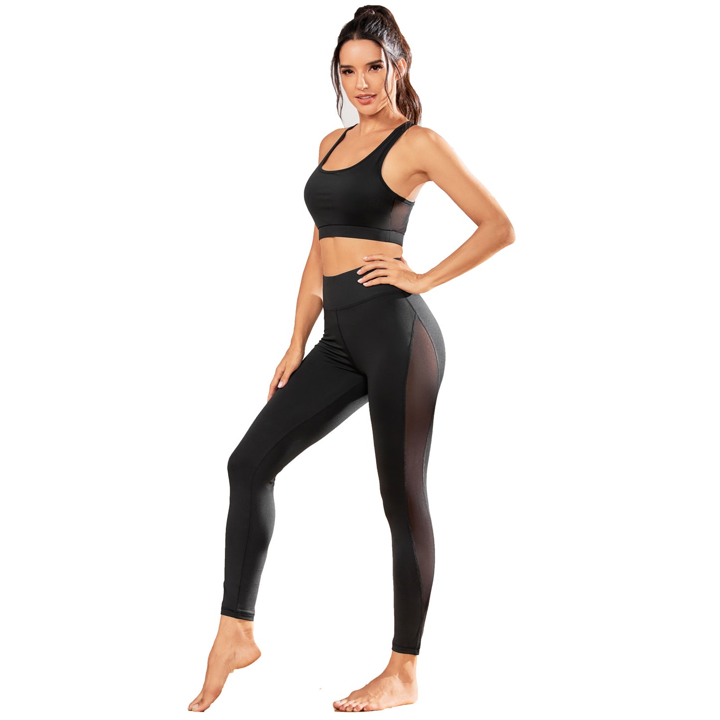 New Yoga Tight Running Sports Fitness Set